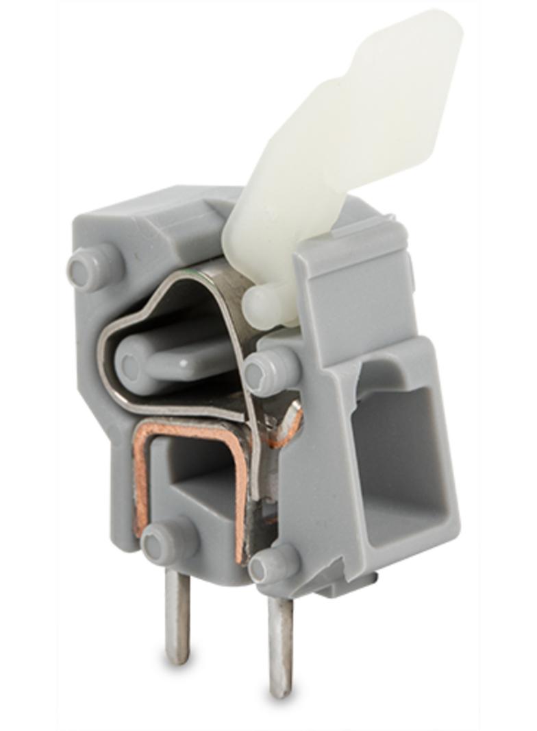 złączka do płytek drukowanych szara raster 5/5,08 mm