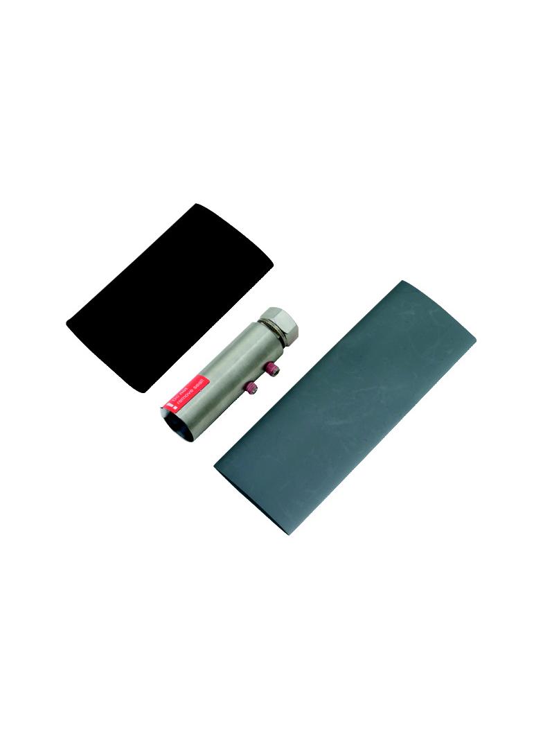 Zestaw montażowy do H VI long 23 mm szary, 1 głowica do płytki łączącej, 2 opaski