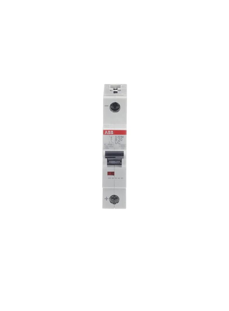 S201M-B20UC Wyłącznik nadprądowy 10kA AC/DC 1P B20A 2CDS271061R0205 ABB