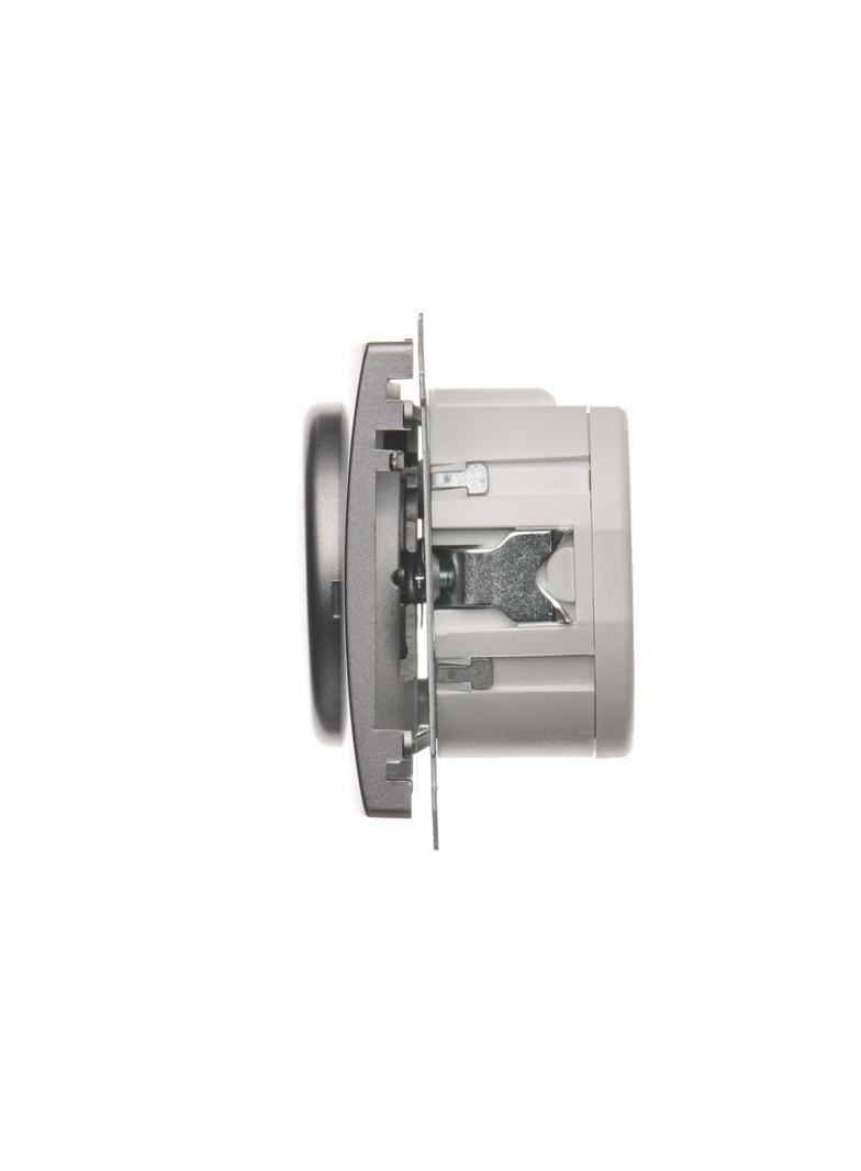 Simon Basic Regulator 1–10 V . Do załączania i regulacji źrodeł światła z zasilaczami sterowanymi 1–10 V stal inox BMS9V.01/21 KONTAKT