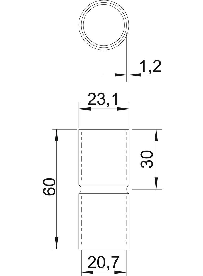 SV20 W V4A, Mufa rurowa