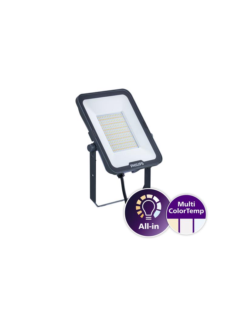 Naświetlacz LED Ledinaire BVP167 70W 7700/8400lm IP65 3000/4000/6500 K zmienna barwa światła 5 lat g 9,11402E+11 PHILIPS