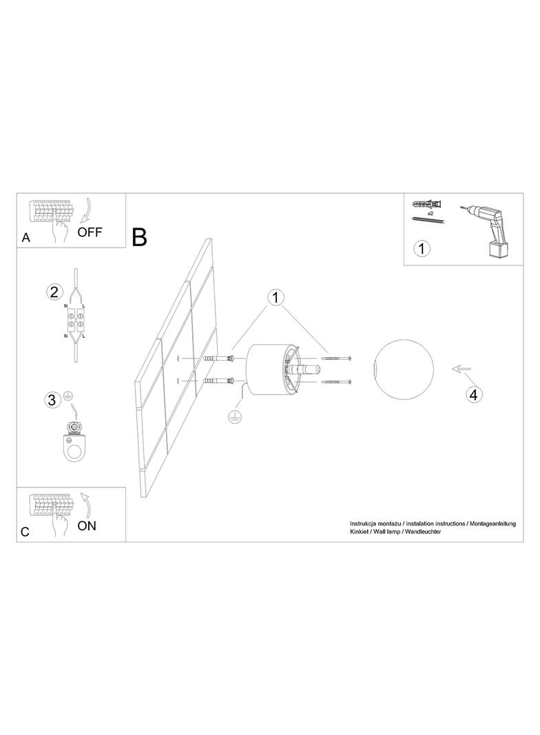 Sollux Kinkiet BOOMO SL.1192