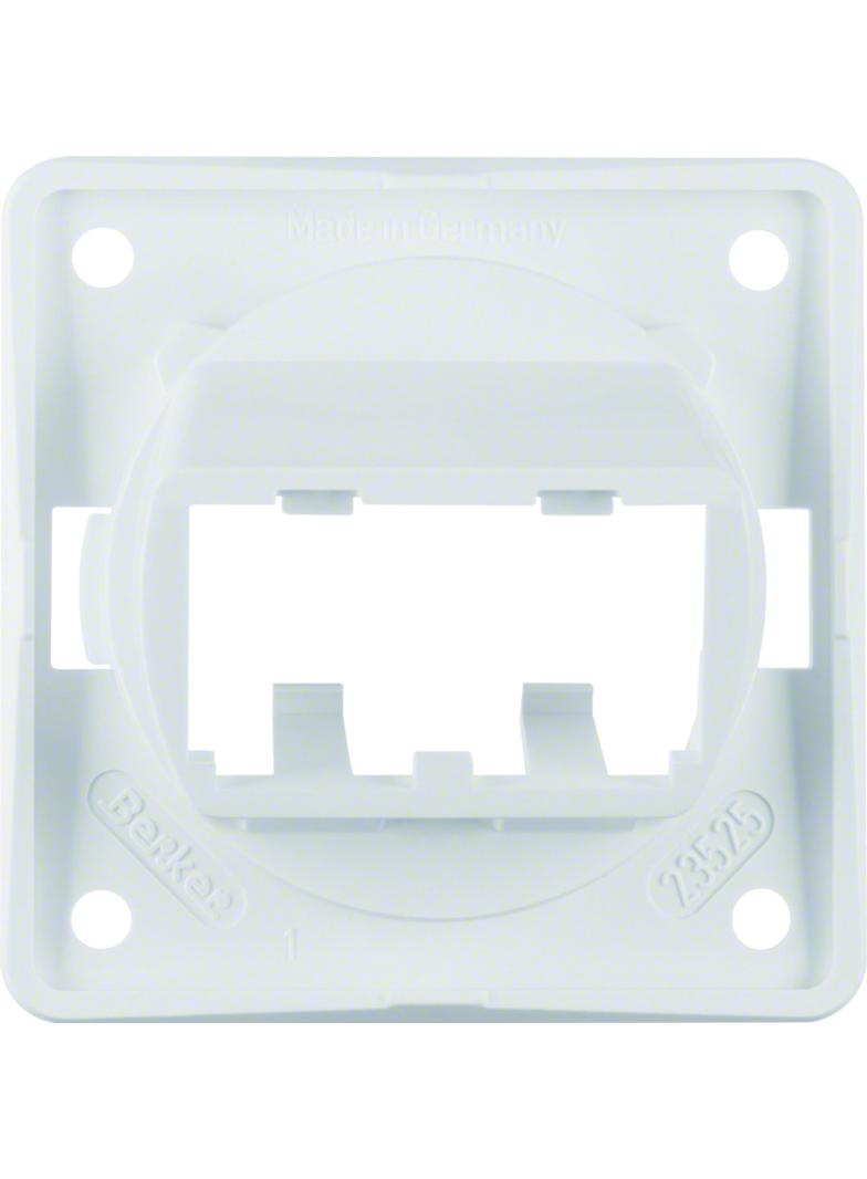 BERKER Integro Flow Płytka nośna do 2 modułów MINI-COM biały 945592509 HAGER