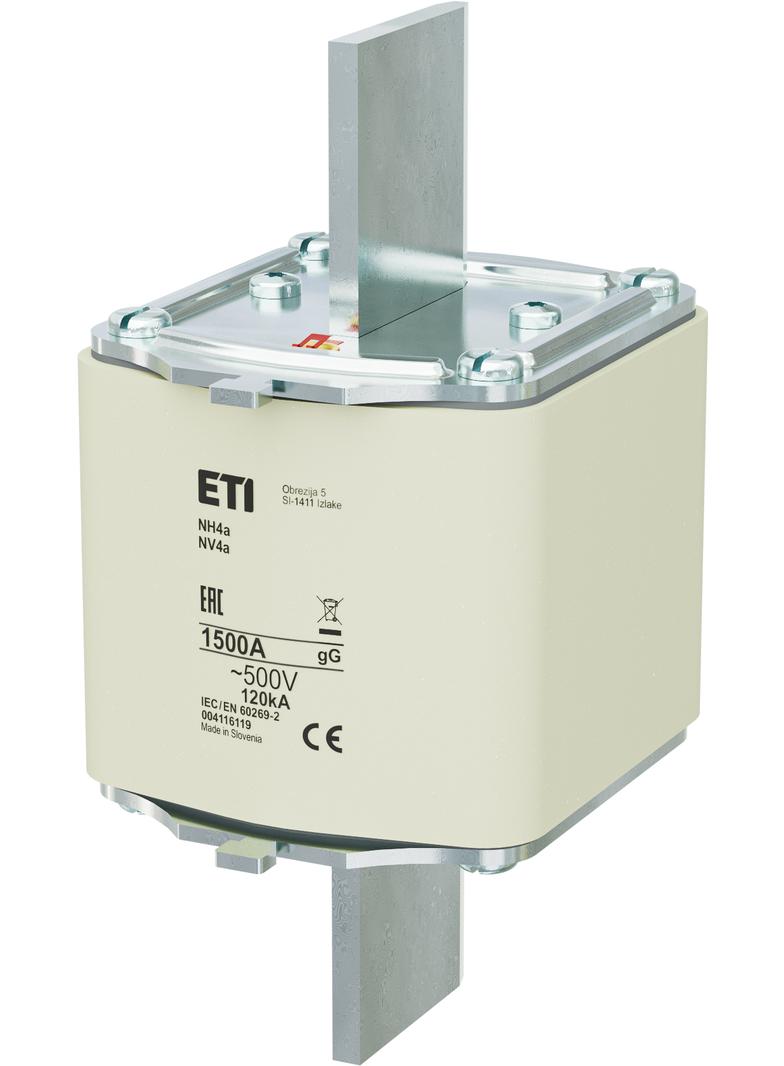 Wkładka topikowa NH zwłoczna NH4a gG 1500A 500V 004116119 ETI