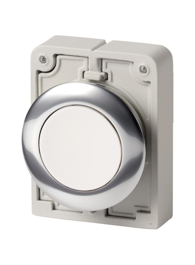 M30C-FDR-W Przycisk 30mm płaski biały bez samopowrotu 182943 EATON