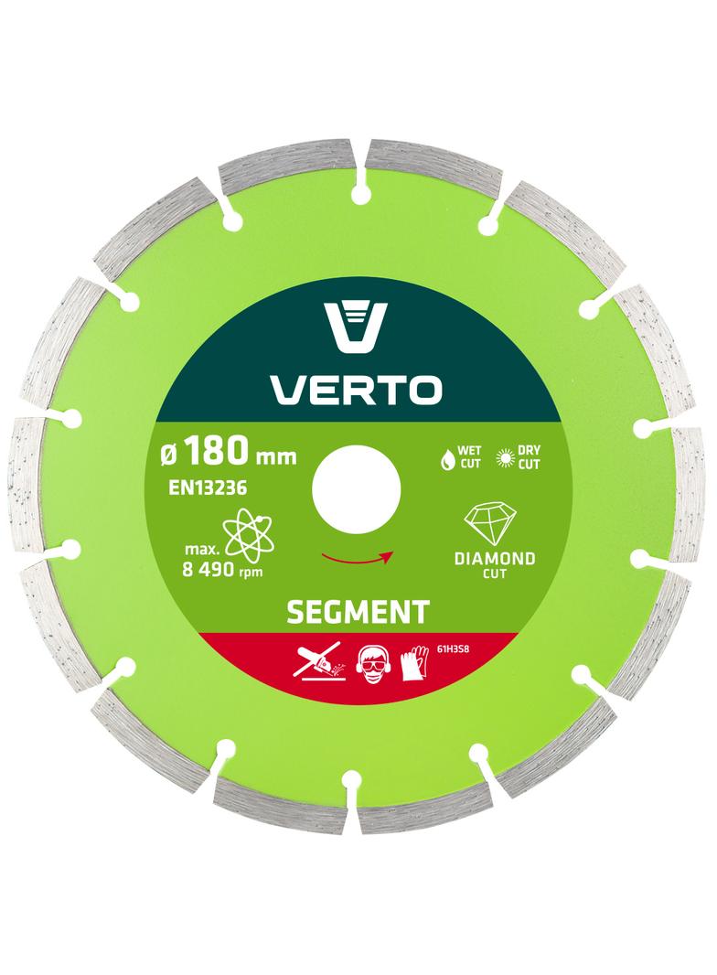 Tarcza diamentowa 180 x 22.2 mm, segmentowa