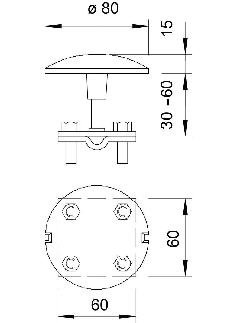 128/F, ODGROMNIKI GRZYBKOWE 50-60MM