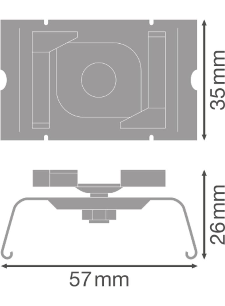 Oprawa TRUSYS FLEX GRID CEILING CLIP