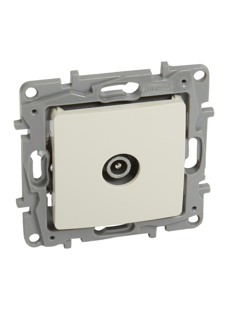 NILOE - GNIAZDO TV PRZELOTOWE 14 DB KREMOWE, Legrand