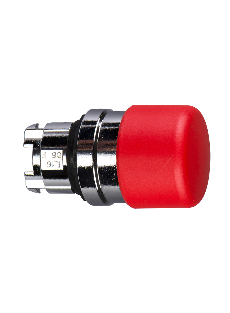 Harmony XB4 Przycisk grzybek fi30 czerwony z samopowrotem metalowy ZB4BC44 Schneider