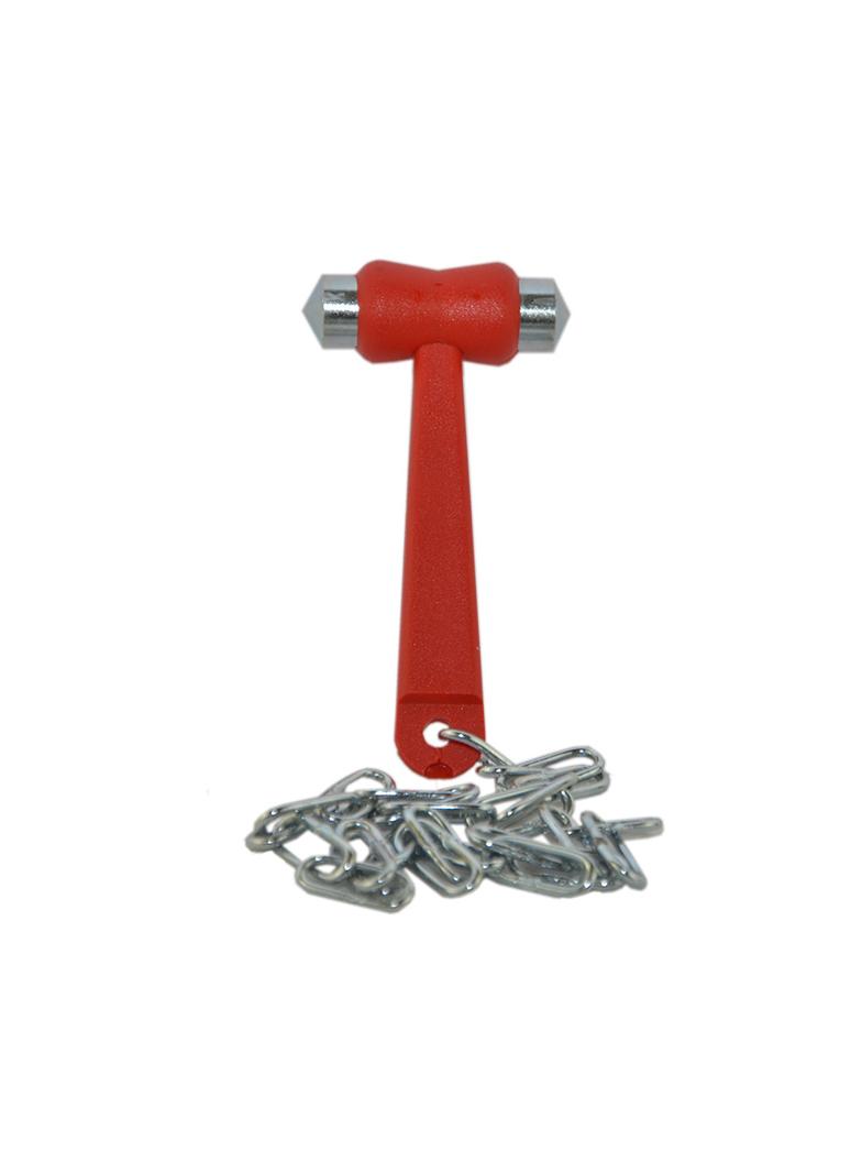 Młoteczek do ROPa z łańcuszkiem