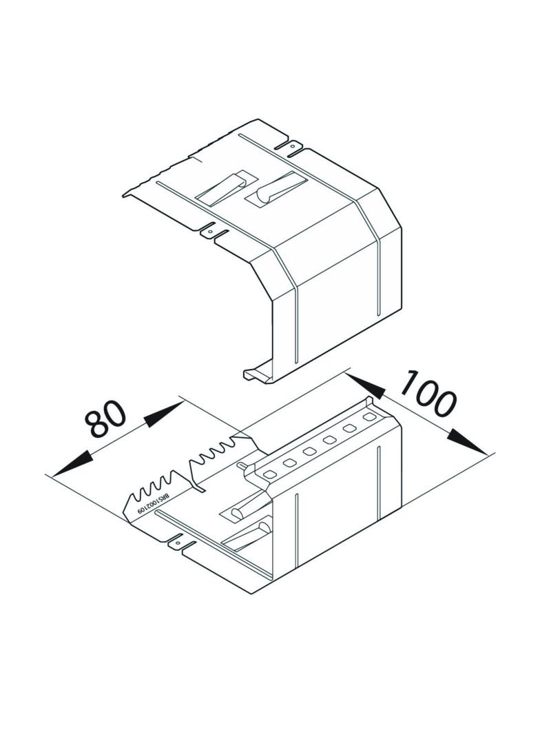tehalit.BRS Łącznik podstawy 100x210 BRS1002109 HAGER