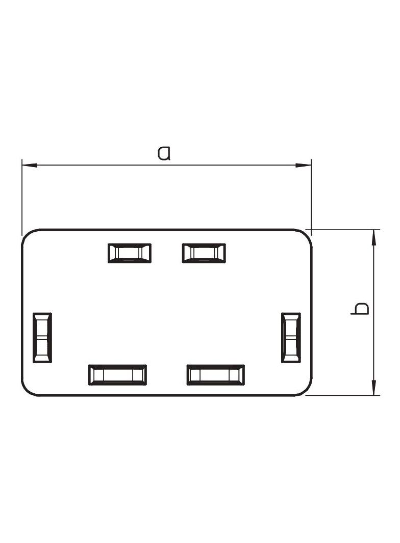 KOŃCÓWKA KANAŁU WDK 40X60 B.