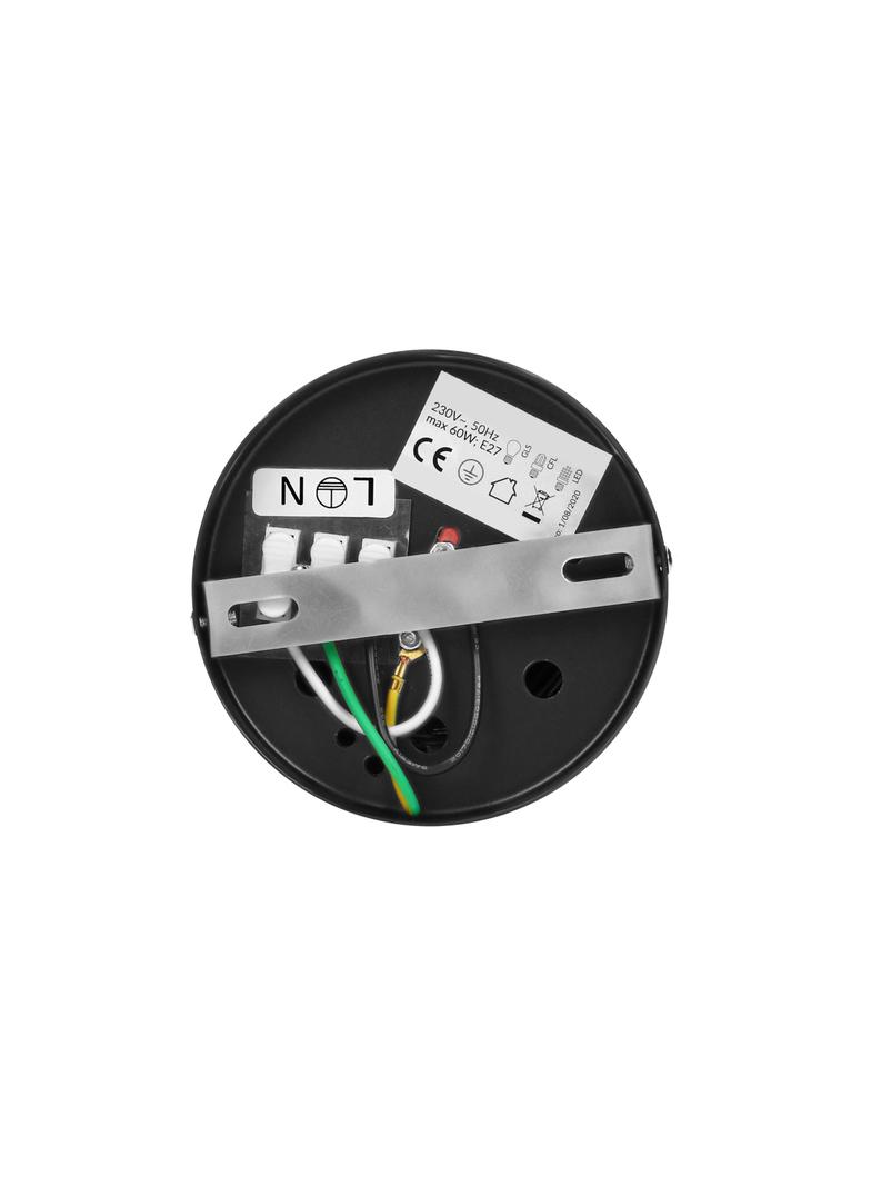 KORIN 10, oprawa typu downlight, 60W, E27, stal, czarna AD-OD-6179BE27 ORNO