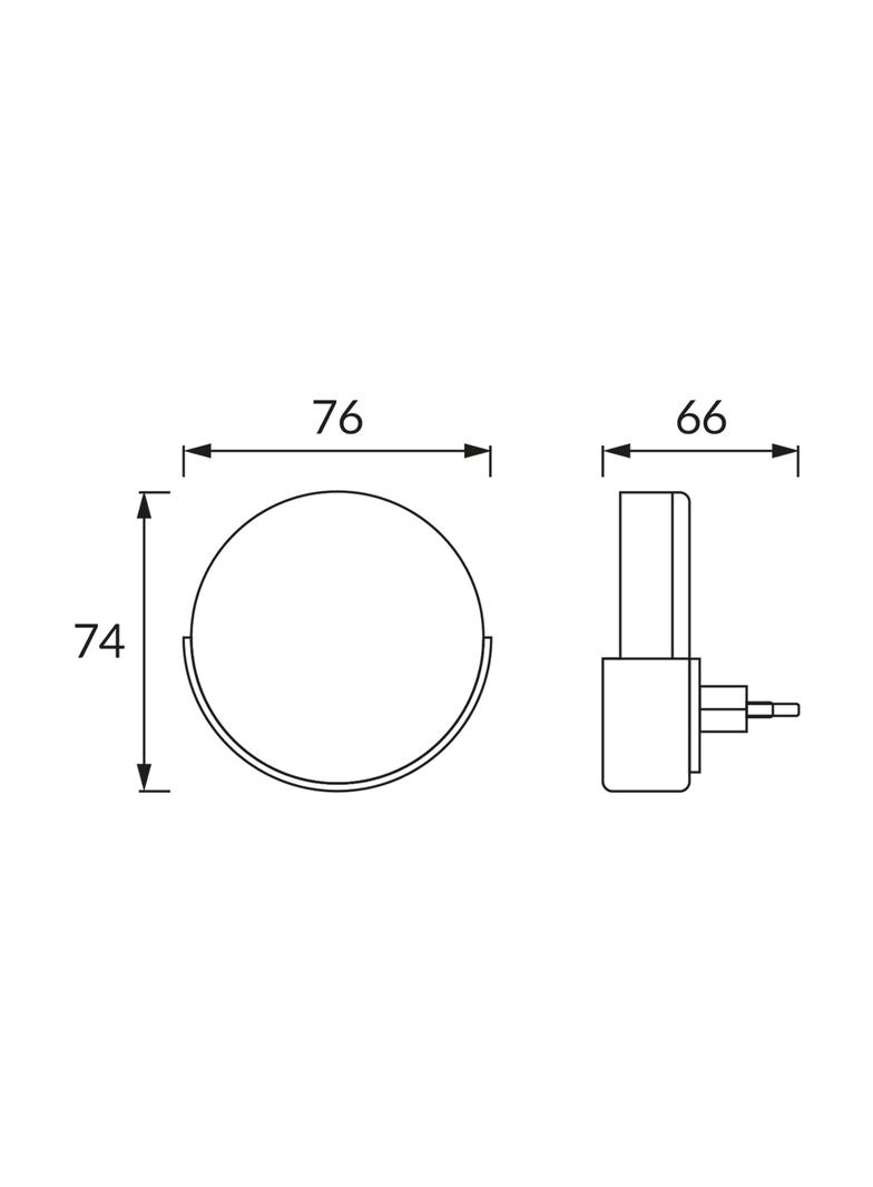 Lampka wtykowa LED BEZA LED 1W C