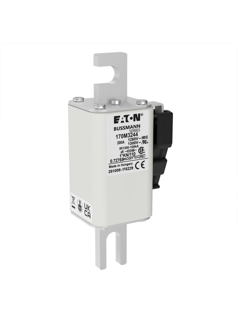 FUSE 200A 1250V 1*KN/110 AR CU Wkładka szybka 200A AC 1250V rozmiar 1 45x58x138 mm a 170M3244 EATON