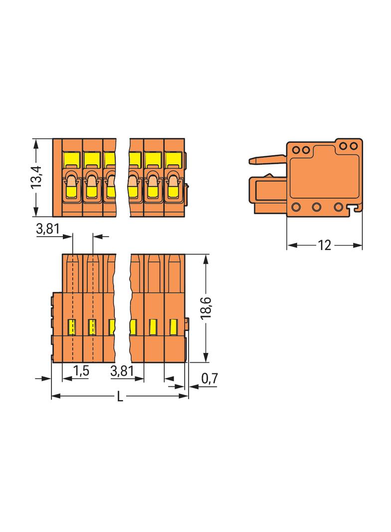 1-przewodowe gniazdo