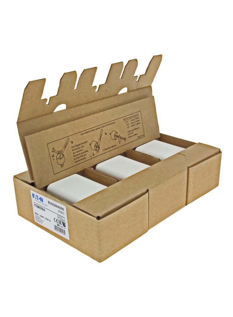 400A 1000V 2TN/110 aR INDICATOR FUSE Wkładka szybka 400A AC 1000V DIN 2 59x75x138 mm aR, 170M5984 EA