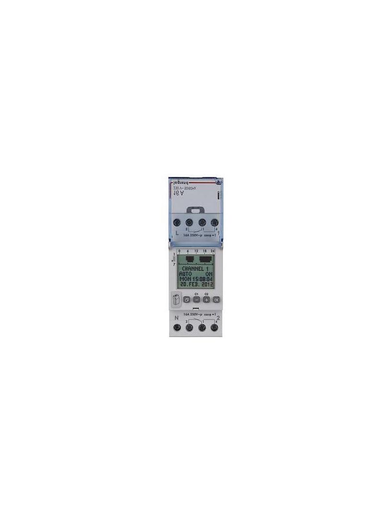 Programator Cyfrowy Tygodniowy 2-Kanałowy D22 412641 LEGRAND