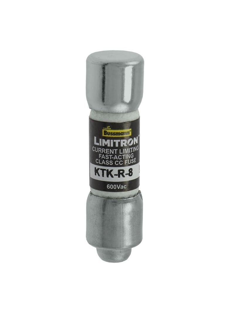 CLASS CC FAST ACTING FUSE CLASS CC 8A 600VAC Limitron Klasa CC KTK-R-8 EATON