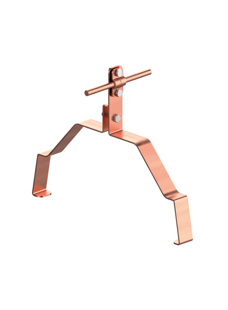 AN-152M/CU/, Uchwyt gąsiorowy "WZÓR 37" Z-śruba H=10 cm /CU/