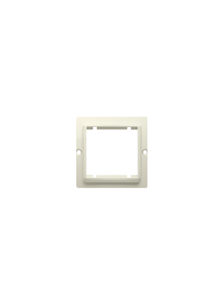 Simon Basic Adapter (przejściówka) na osprzęt standardu 45 × 45 mm. Montaż do puszki na wkręty beż BMA45/12 KONTAKT