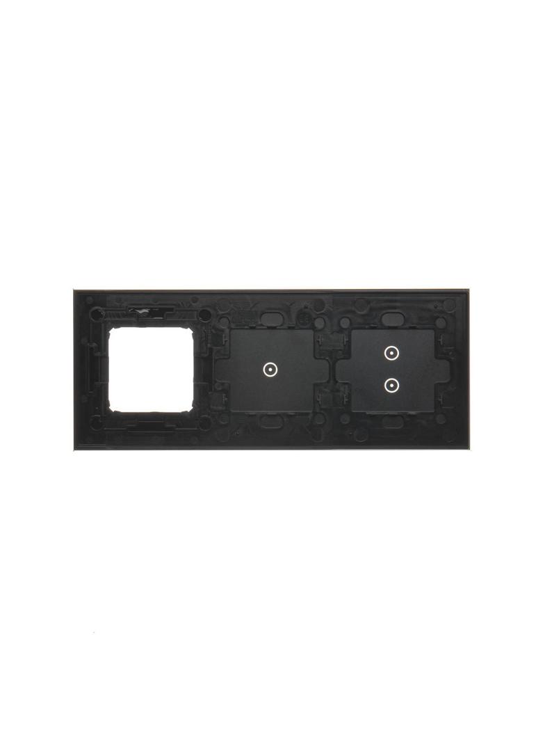 Simon 54 Touch Panel dotykowy S54 Touch 3 moduły 2 pola dotykowe pionowe + 1 pola dotykowe + 1 otwór na osprzęt S54 zastygła lawa DSTR3310/73 KONTAKT