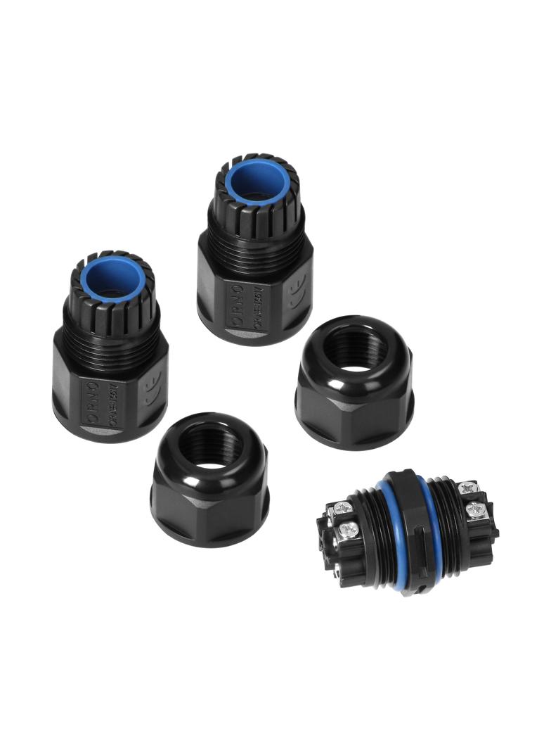 Konektor kablowy prosty IP68, 5x4mm2, 400V/25A OR-AE-13617 ORNO