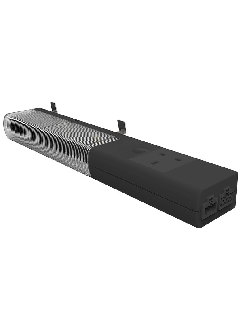 Spacial, Thalassa Lampa LED do szafy z gniazdem Brytyjskim 640lm