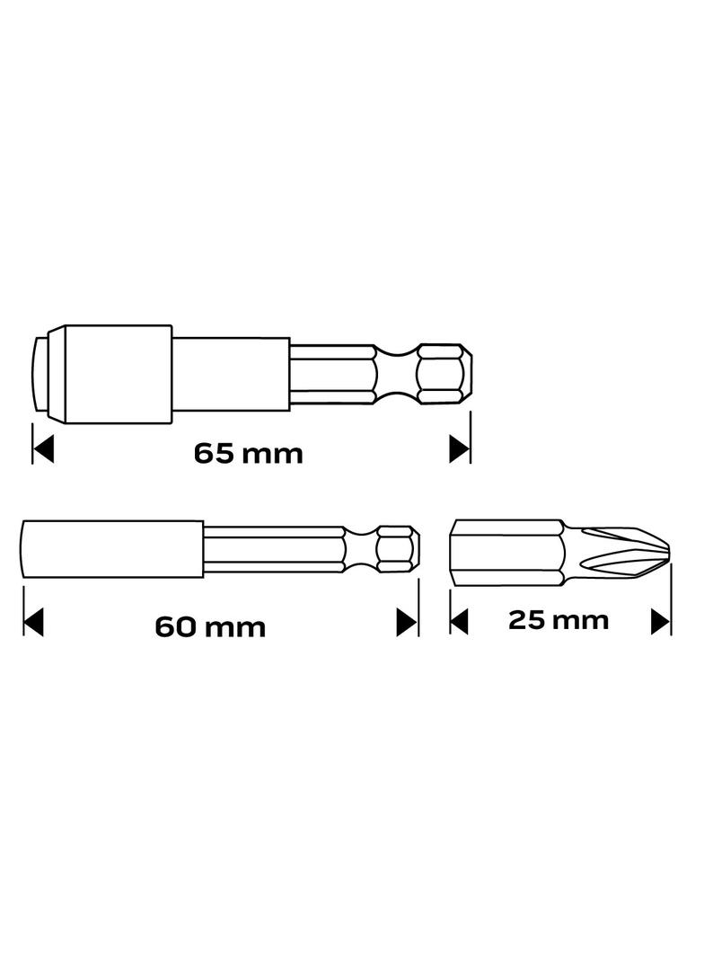 Zestaw bitów, 60 szt.