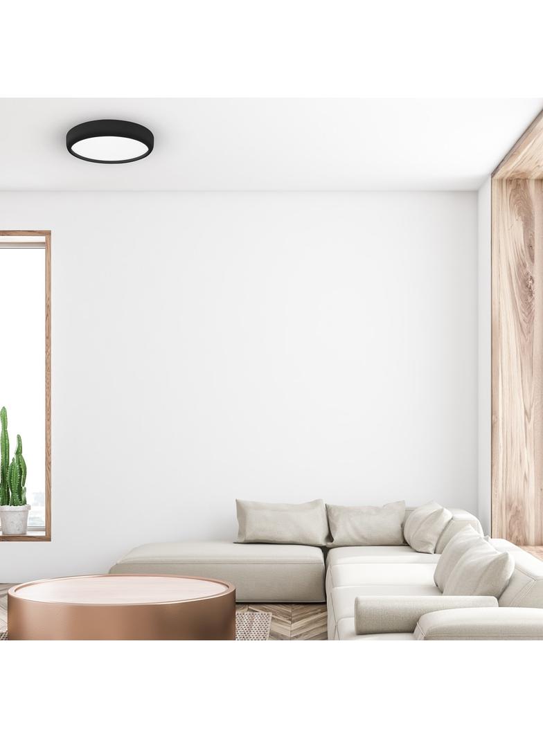 Milagro plafon LED Gea 36W 2520lm 3000K/6000K czarny ML6394