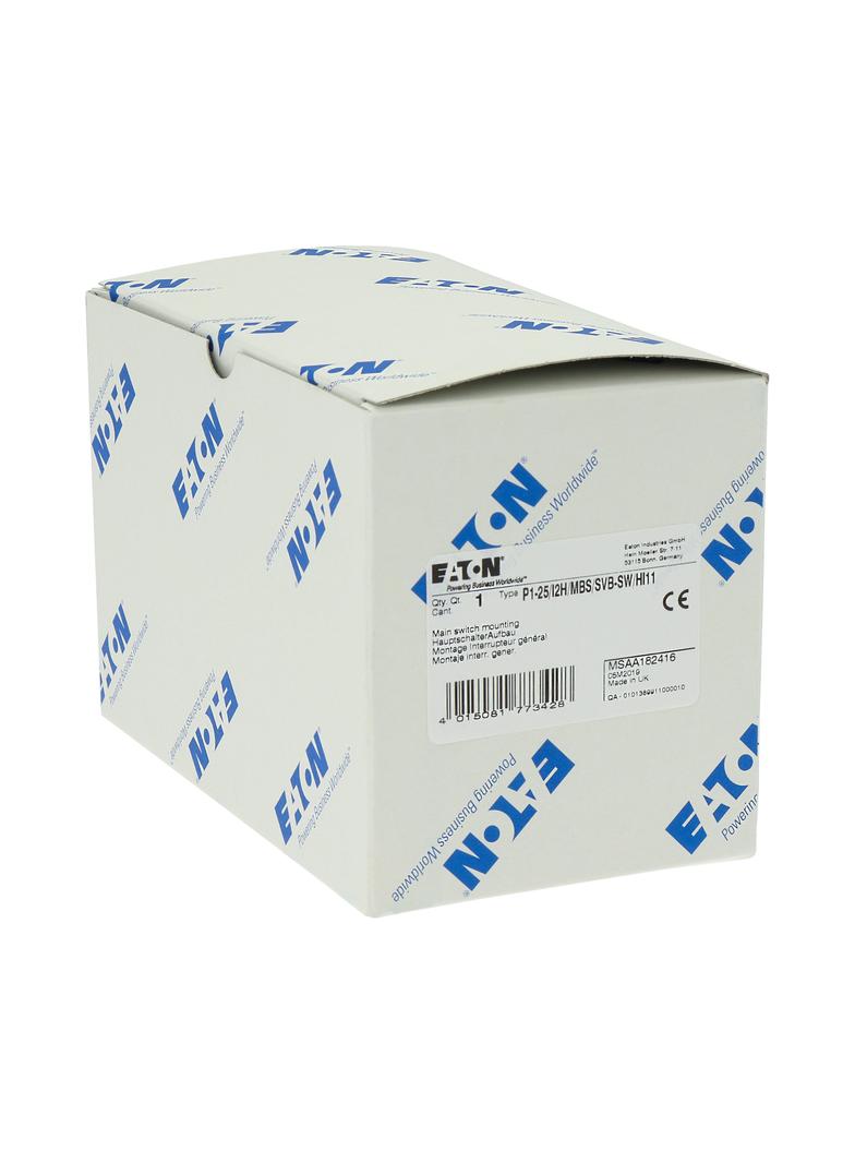 P1-25/I2H/MBS/SVB-SW/HI11 Rozłącznik 25A 3P + 1Z 1R MBS czarna rączka 182416 EATON