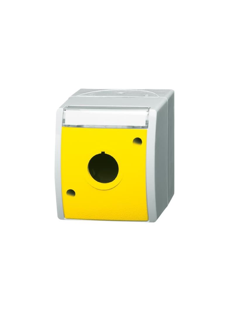 OCEAN Obudowa z polem opisowym  szary/zielono-niebieski