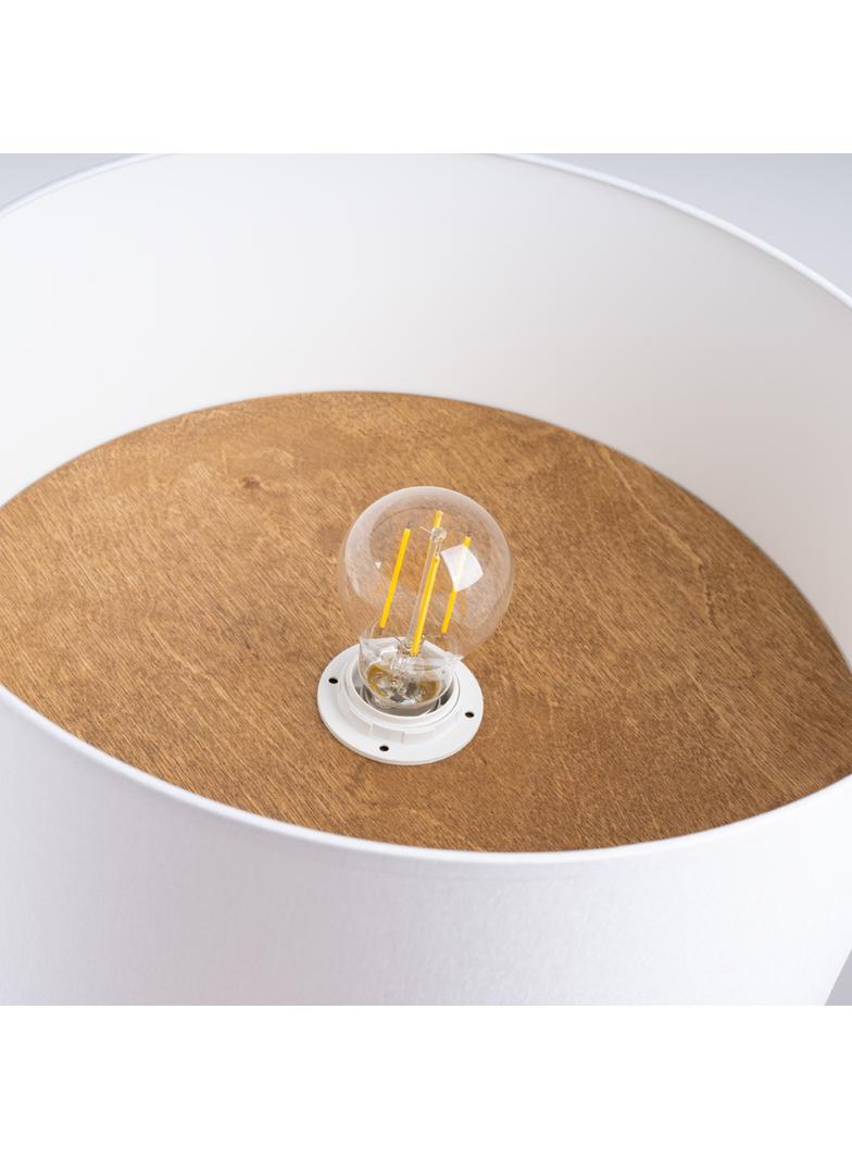 Plafon TELESTO biały/jasny brąz