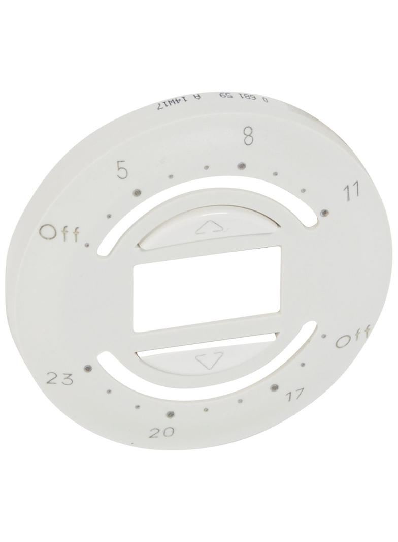 CELIANE - PLAKIETKA DO ZEGARA STEROWANIA ROLET BIAŁA, Legrand