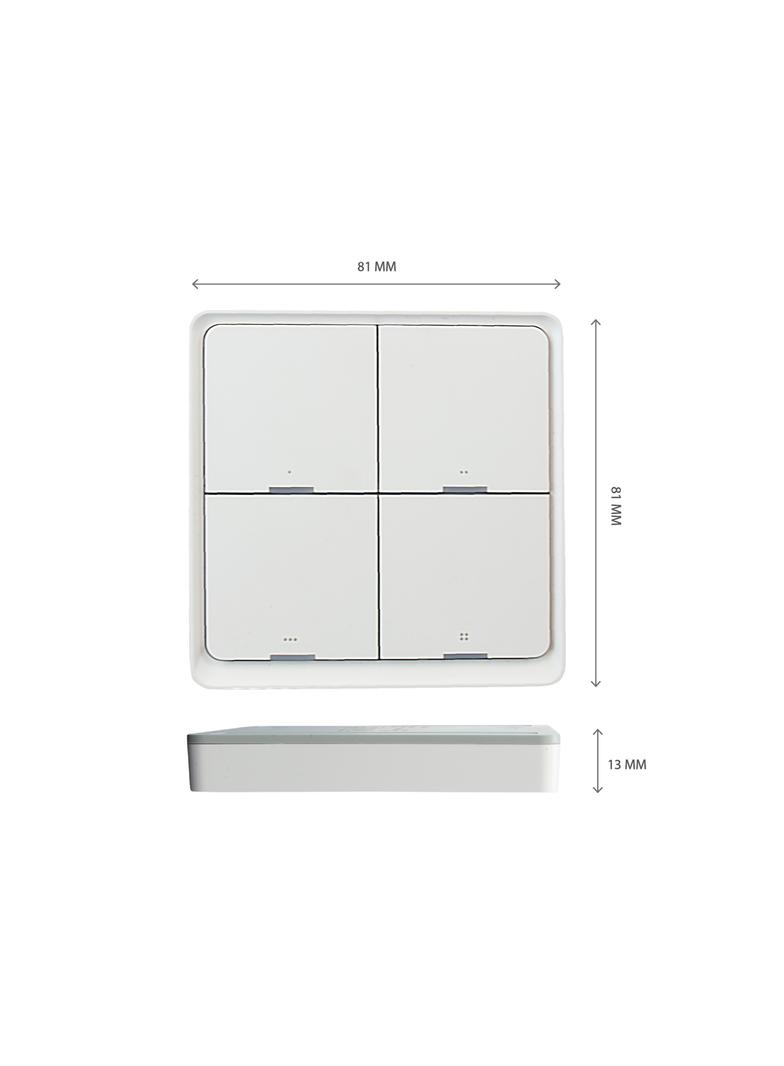 Włącznik światła 4 pola program. + CCT + DIM Easy Smart