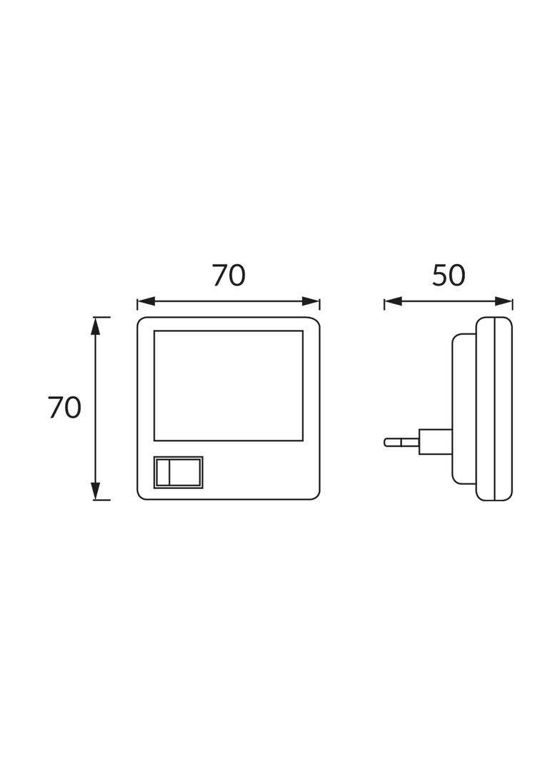 Lampka wtykowa HL981L WHITE