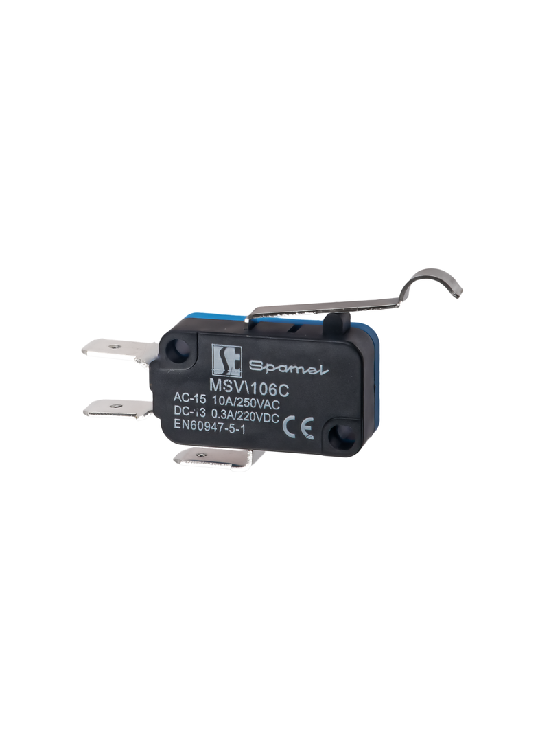 ŁĄCZNIK MINIATUROWY DŹWIGNIA GIĘTA DŁUGA MSV106C SPAMEL