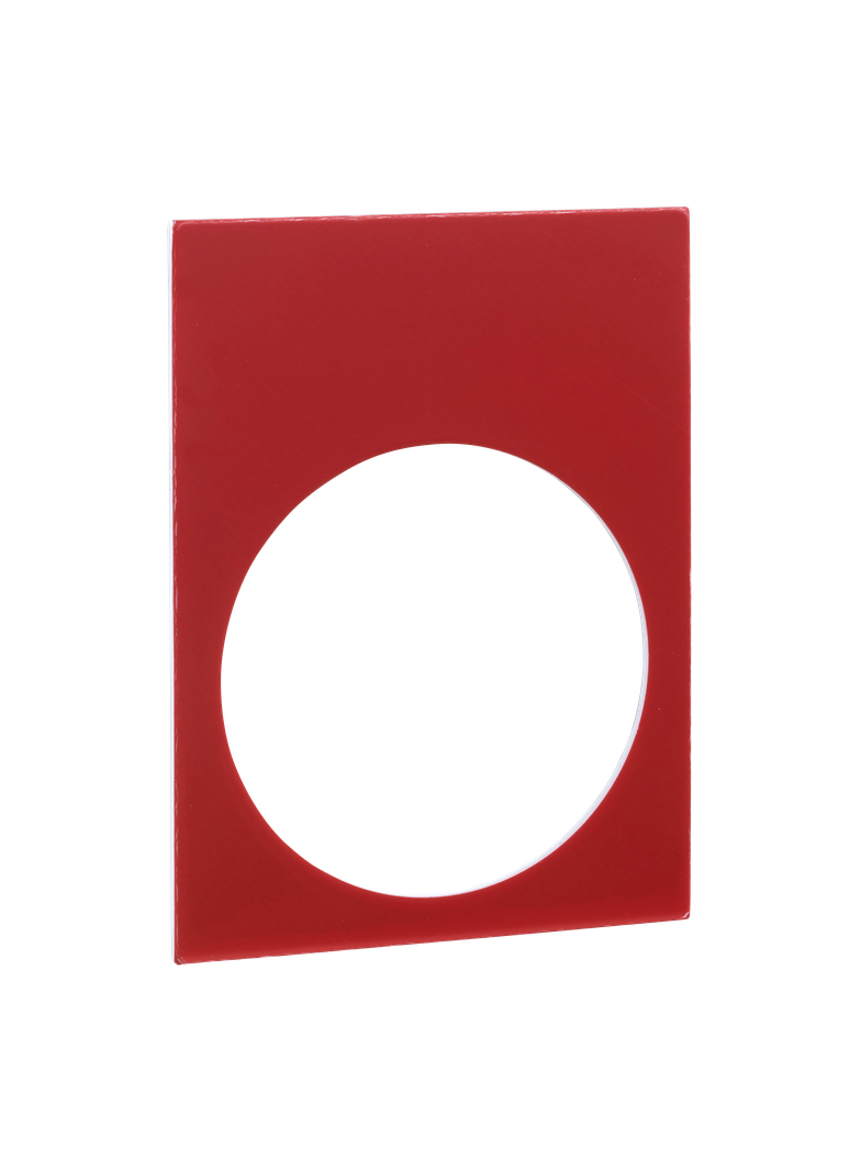 Harmony XAC Etykieta wymiary 30x40mm 1 strona czarna 1 strona czerwona ZB2BY2101 Schneider