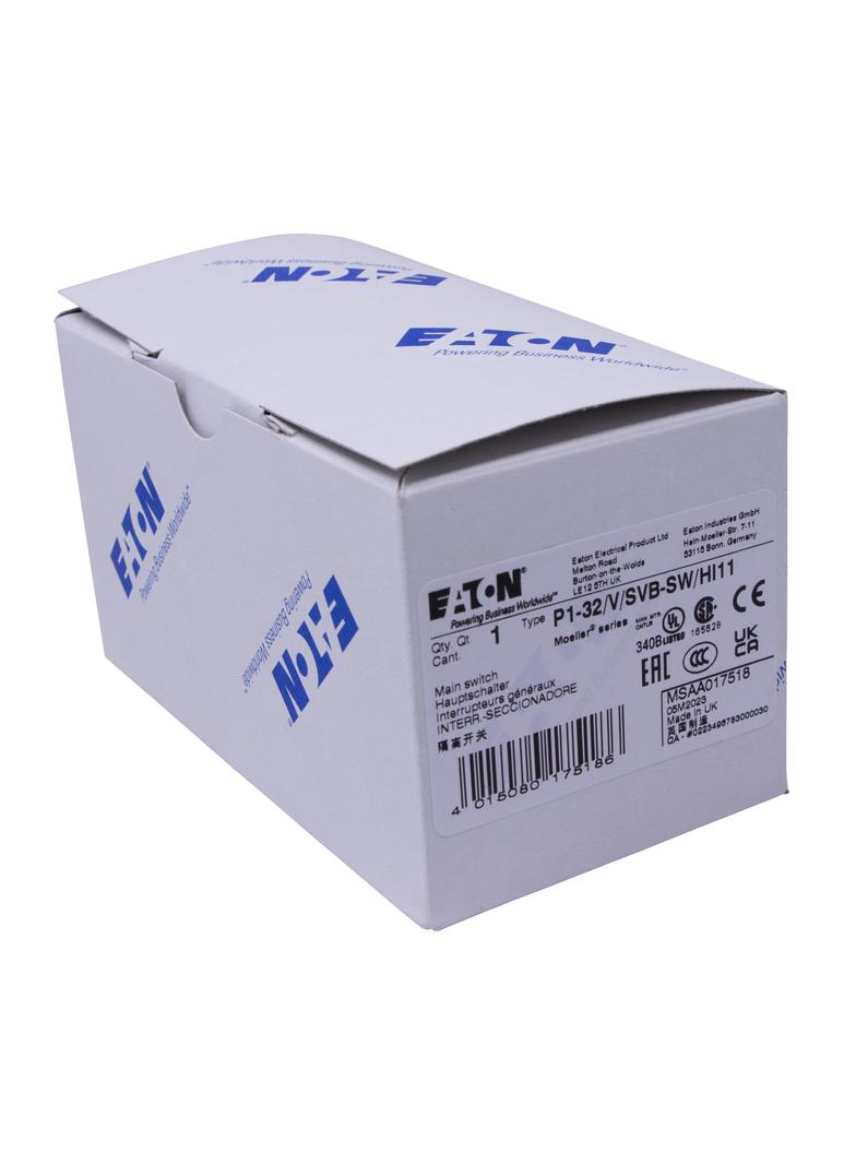 P1-32/V/SVB-SW/HI11 Rozłącznik On/Off 32A 15kW 017518 EATON