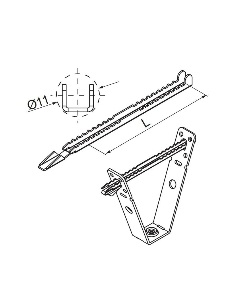 PWT95 Przetyczka wieszaka