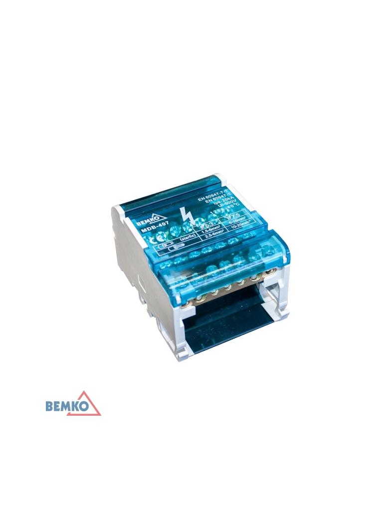 BLOK ROZDZIELCZY 28 ZACISKÓW 4x7 (5x5,3mm + 2x7,5mm)