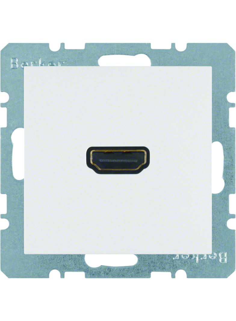 BERKER B.X/S.1 Gniazdo HDMI biały 3315428989 HAGER
