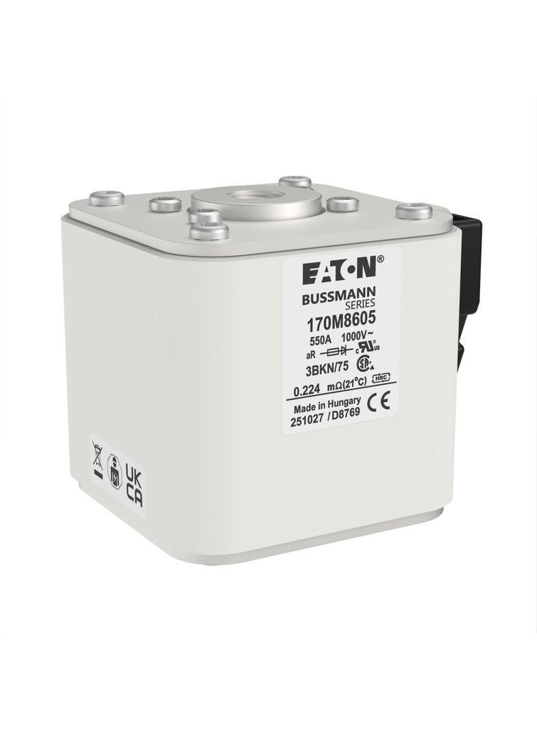 FUSE 550A 1000V 3BKN/75 AR UR Wkładka szybka 550A AC 1000V rozmiar 3 74x92x76 mm aR IEC UL 170M8605