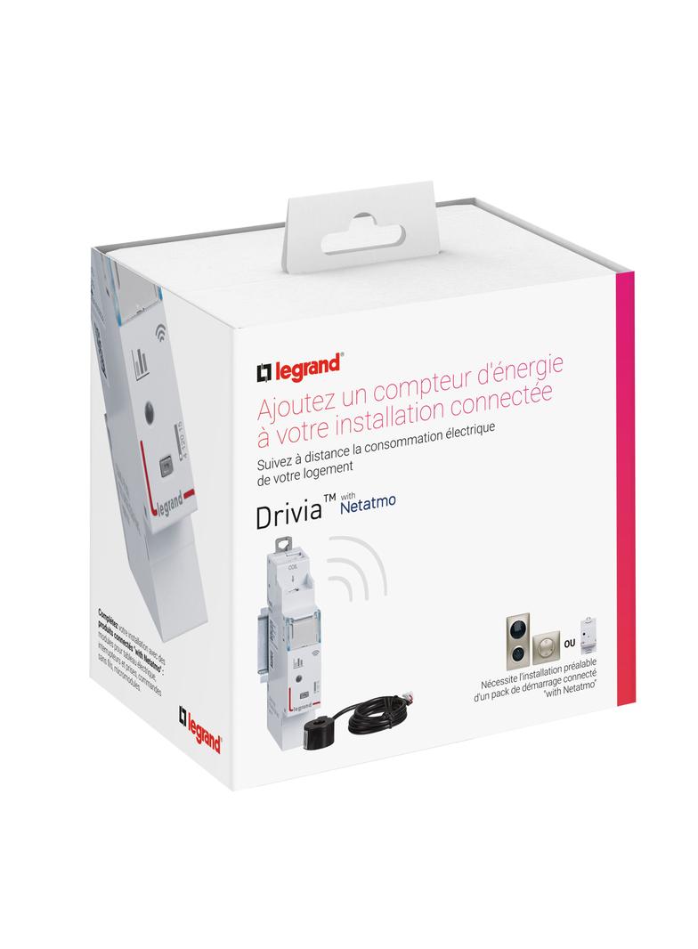 MODUŁ POMIAROWY CONNECTED EMDX3 WITH NETATMO - 110-240 V~ Z 1 ZAMKNIĘTĄ CEWKĄ PRĄDOWĄ 80A, Legrand