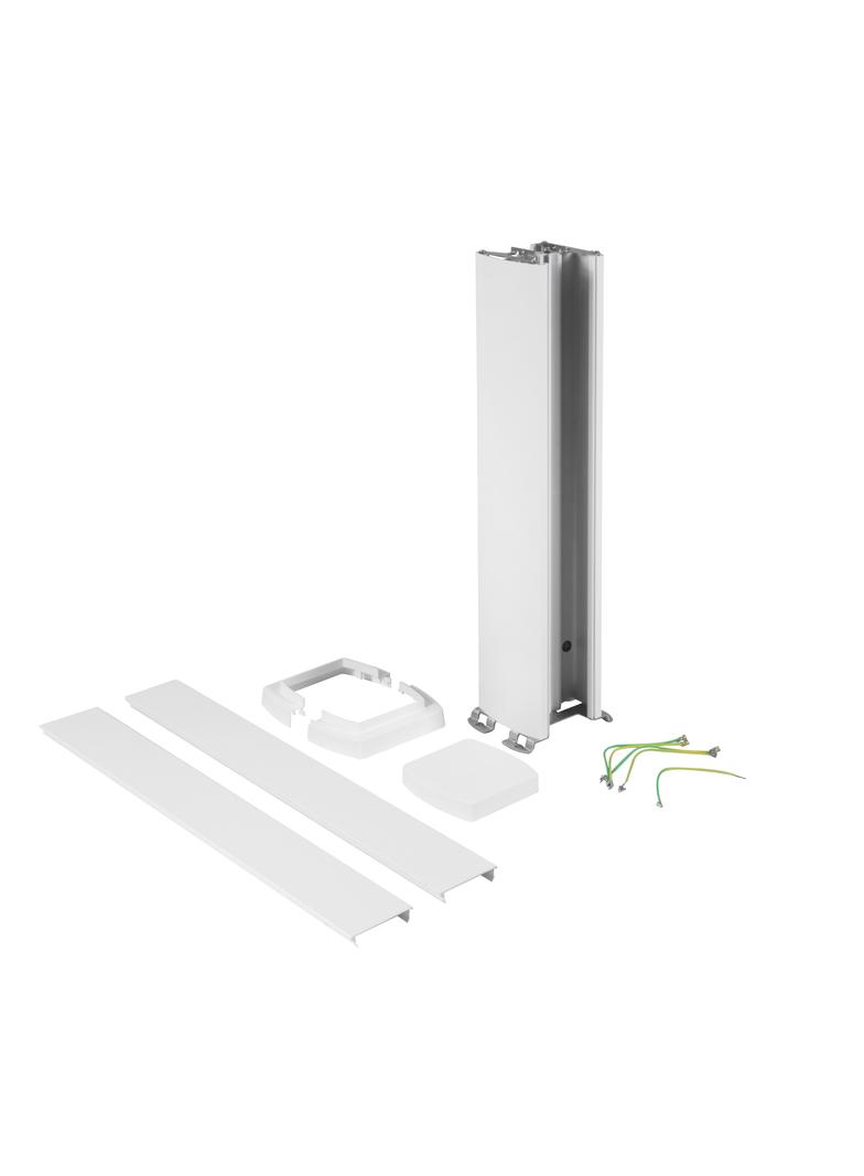Minikolumna uniwersalna 2-komorowa 0,68m, biała, Legrand
