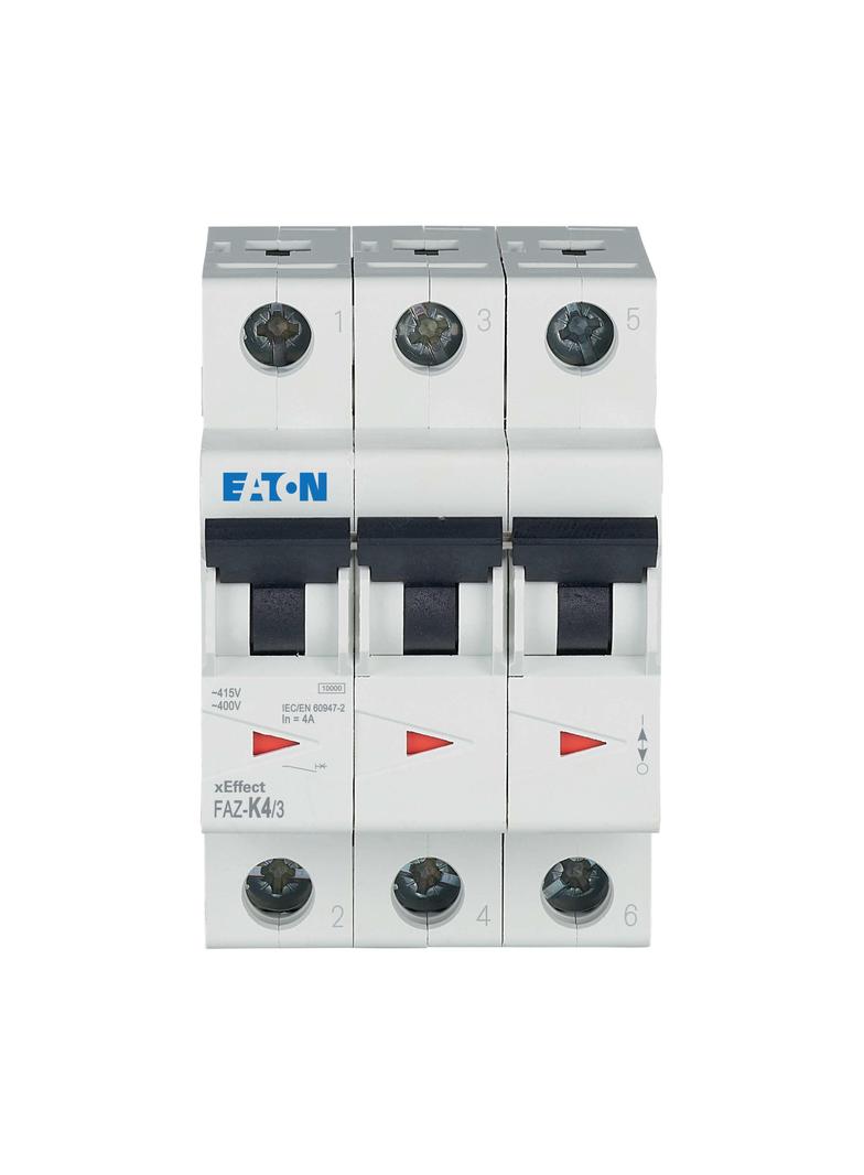 FAZ-K4/3 Wyłącznik nadprądowy 10kA K4A 3P 278906 EATON