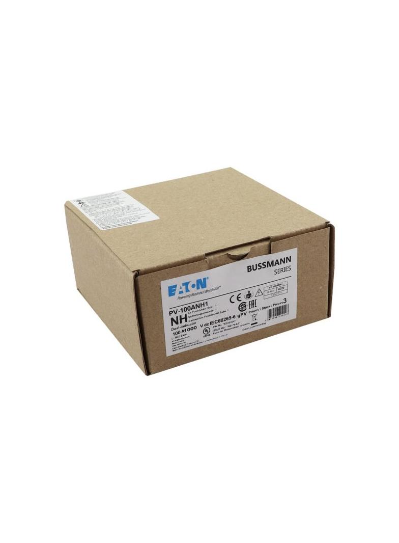 PV-100ANH1 Wkładka PV NH 100A 1000V DC PV rozmiar 1 podwójny wskaźnik PV-100ANH1 EATON
