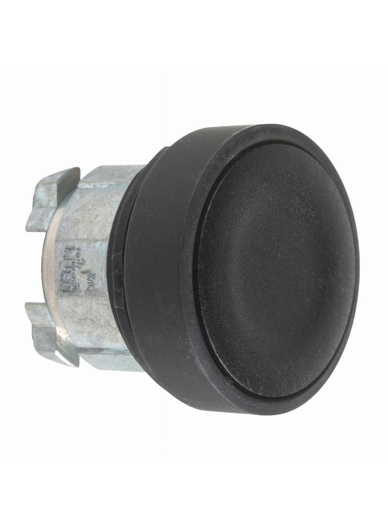 Harmony XB4 Przycisk płaski O22 czarny samopowrotny bez oznaczenia okrągły metalowy